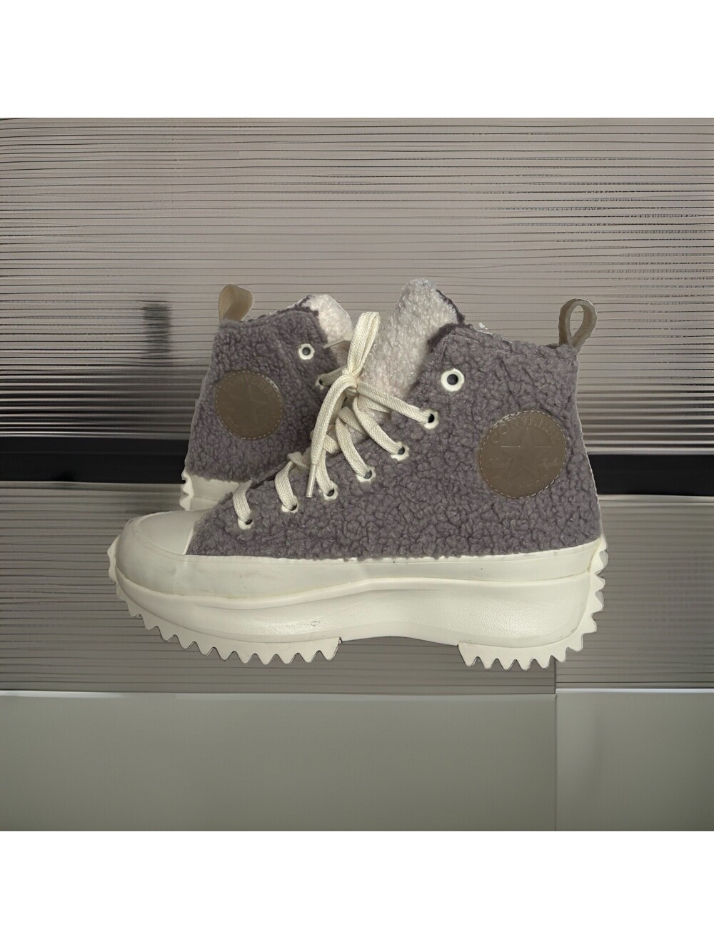 Converse Run Star Hike High Sherpa High Top Sneakers Vapor Mauve 172202C 37 EU